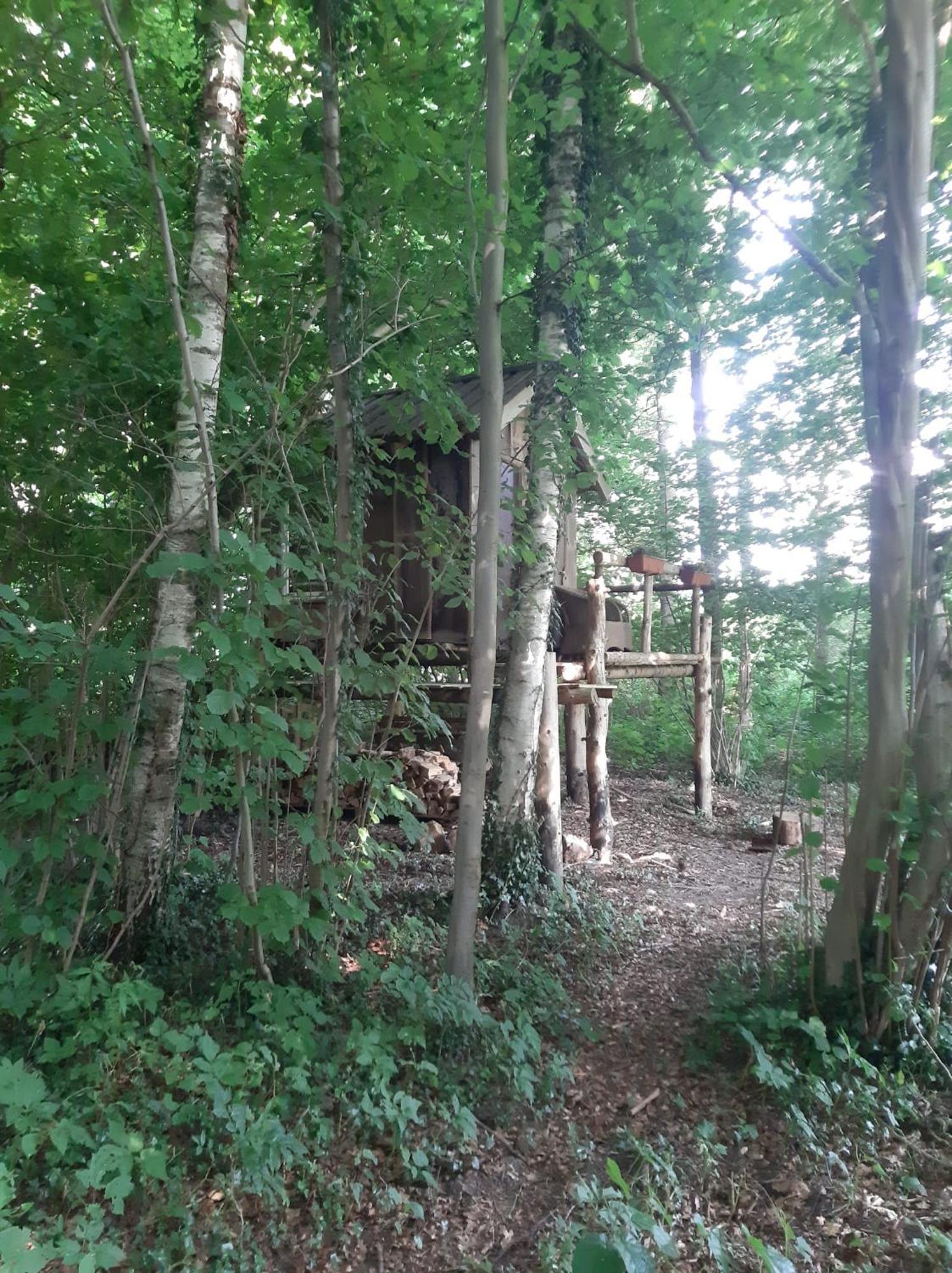 Baumhausnaechte Hotel Ladbergen Bagian luar foto