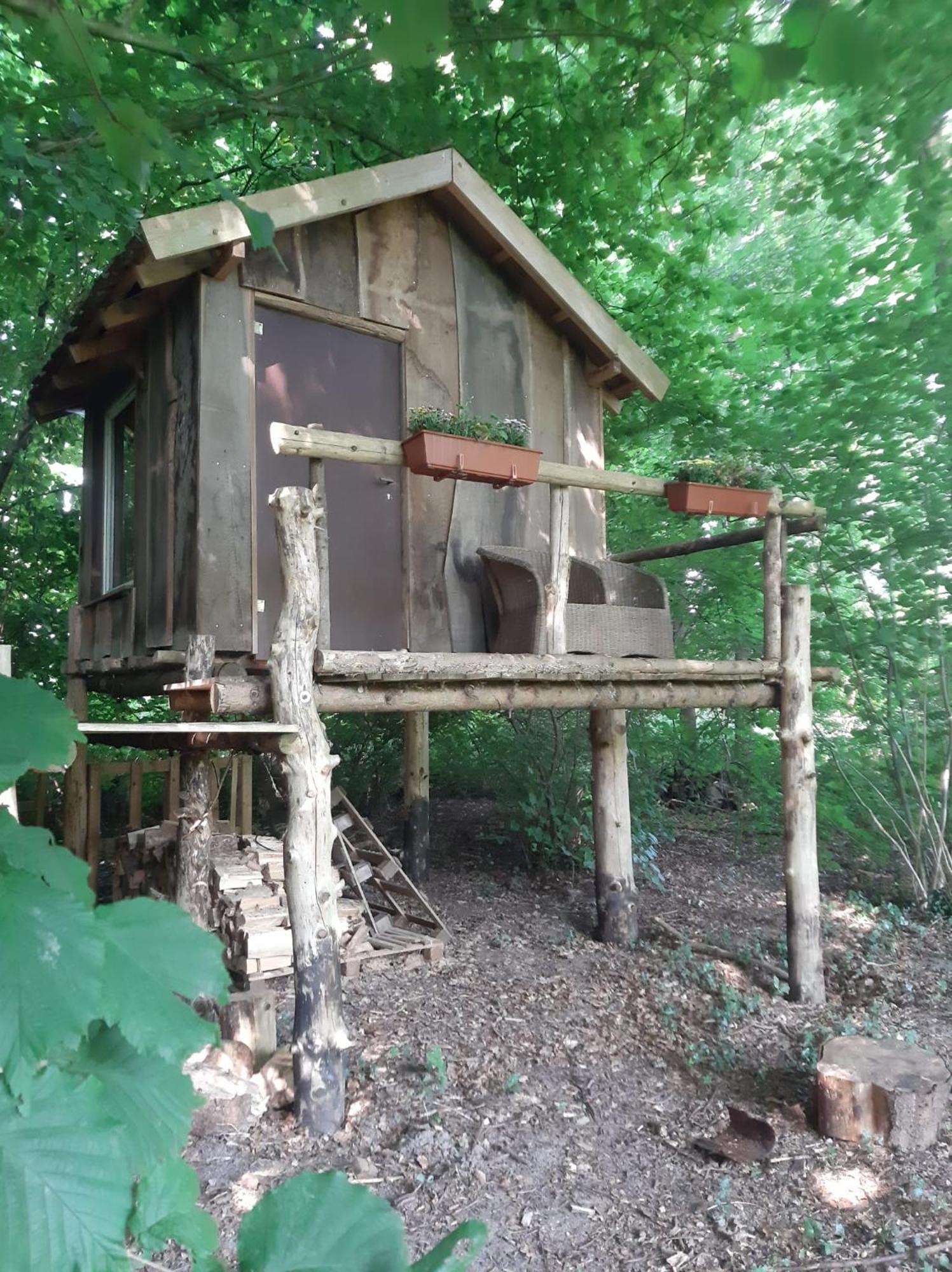 Baumhausnaechte Hotel Ladbergen Bagian luar foto