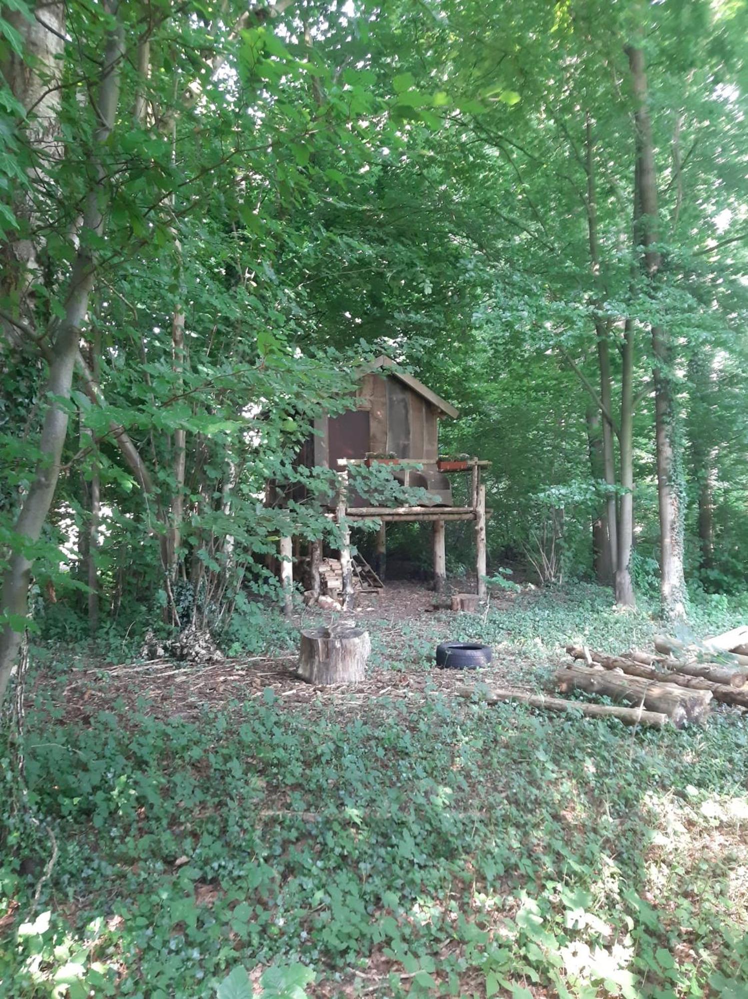 Baumhausnaechte Hotel Ladbergen Bagian luar foto